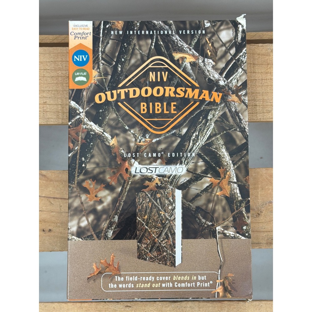 NIV Outdoorsman Bible Lost Camo Edition Leathersoft Comfort Print Zondervan